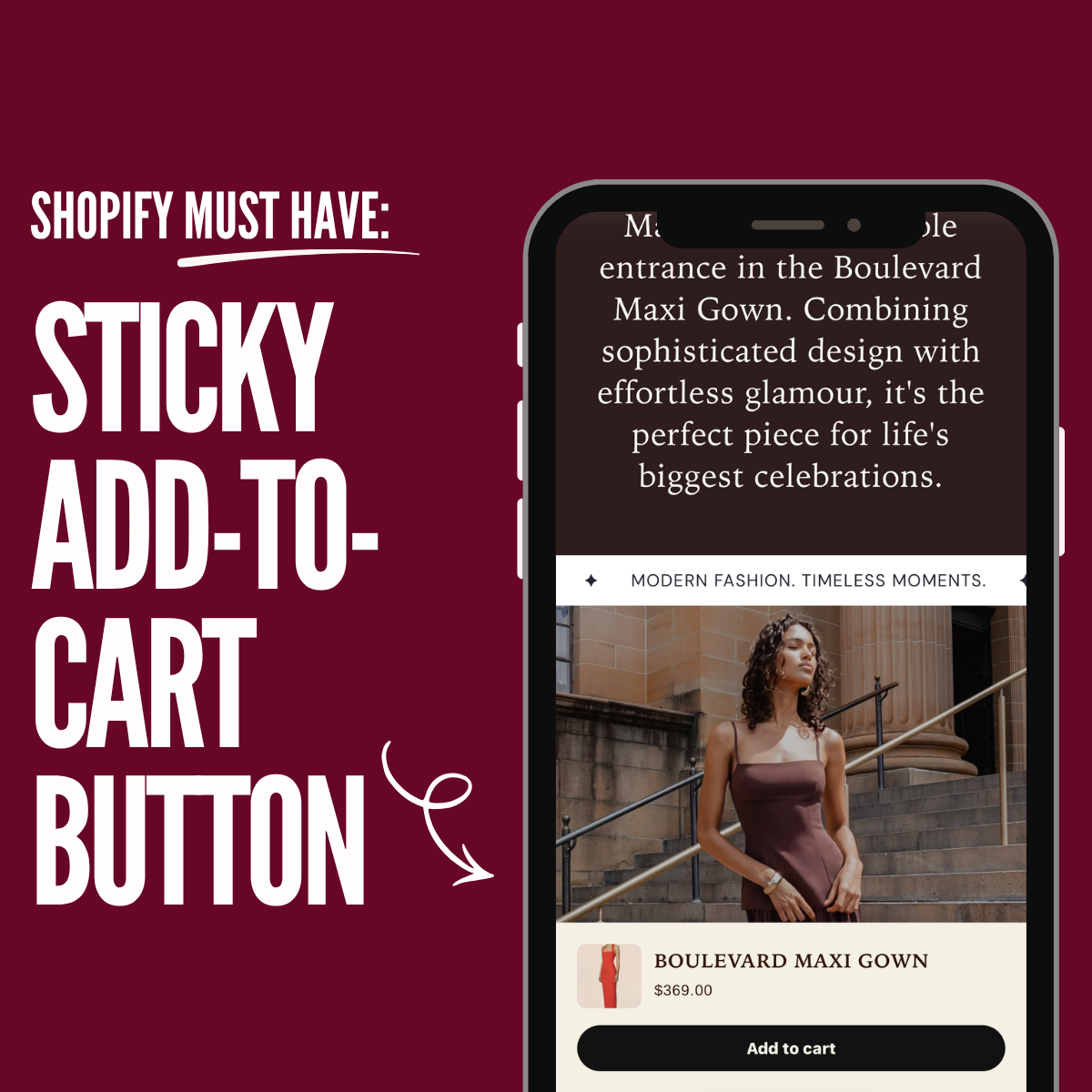 Sticky Add-to-Cart Button