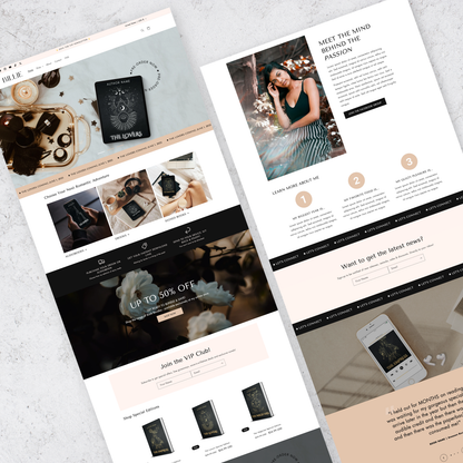 Introducing Billie – a modern, stylish, and sleek Shopify template tailored for authors who aspire to elevate their online presence with a refined and impactful design.