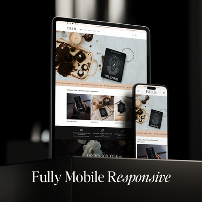 Introducing Billie – a modern, stylish, and sleek Shopify template tailored for authors who aspire to elevate their online presence with a refined and impactful design.