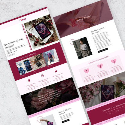 Meet Eloise – a contemporary, quirky, and fun Shopify template created for authors who want to enhance their online presence with a lively and charming design.