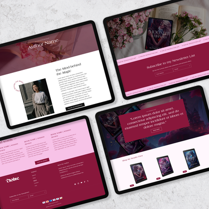 Meet Eloise – a contemporary, quirky, and fun Shopify template created for authors who want to enhance their online presence with a lively and charming design.