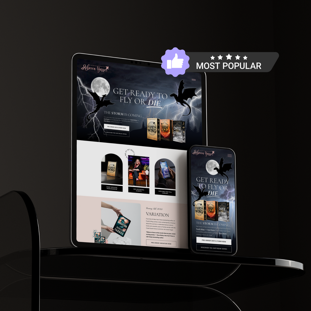 The bestselling Empire Creator Website Design package by AA Creative Co