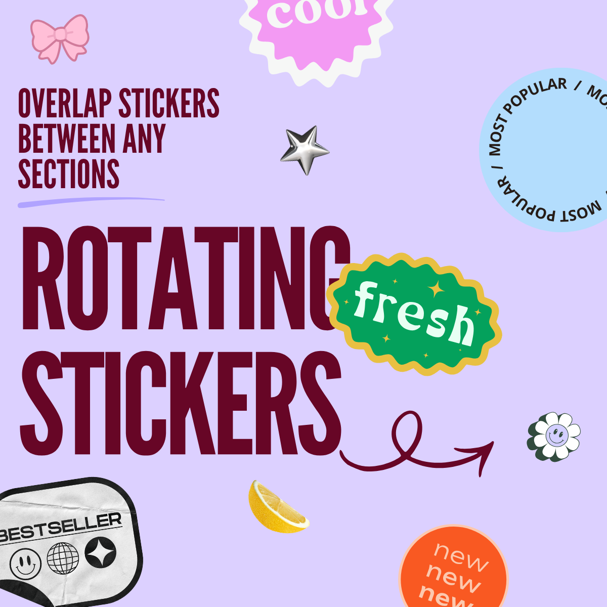 Rotating Stickers