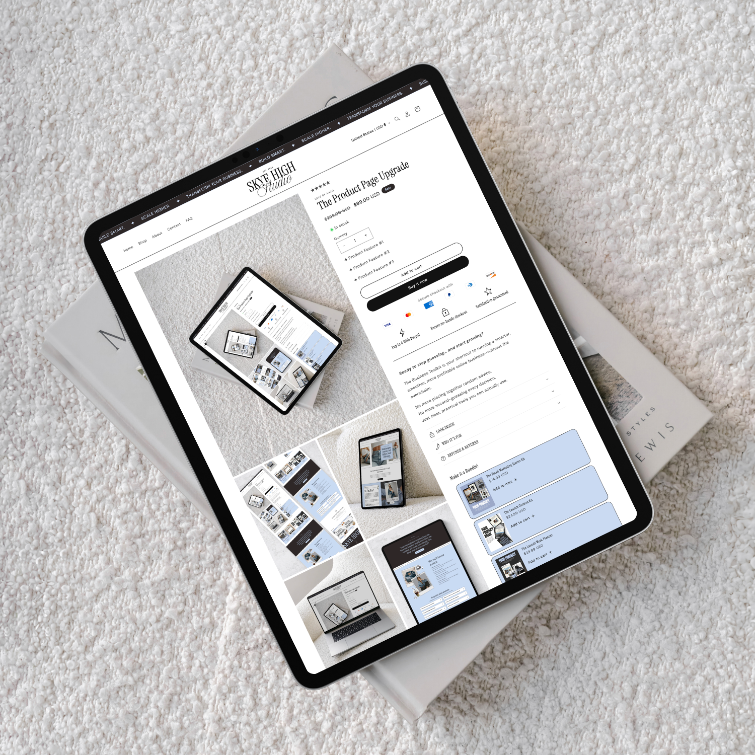 ADD-ON Product Page Upgrade